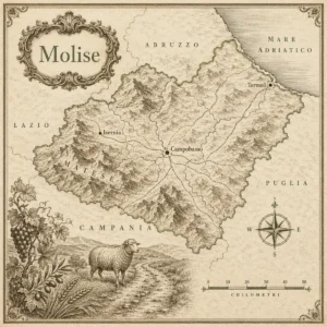 Mappa illustrata: Molise